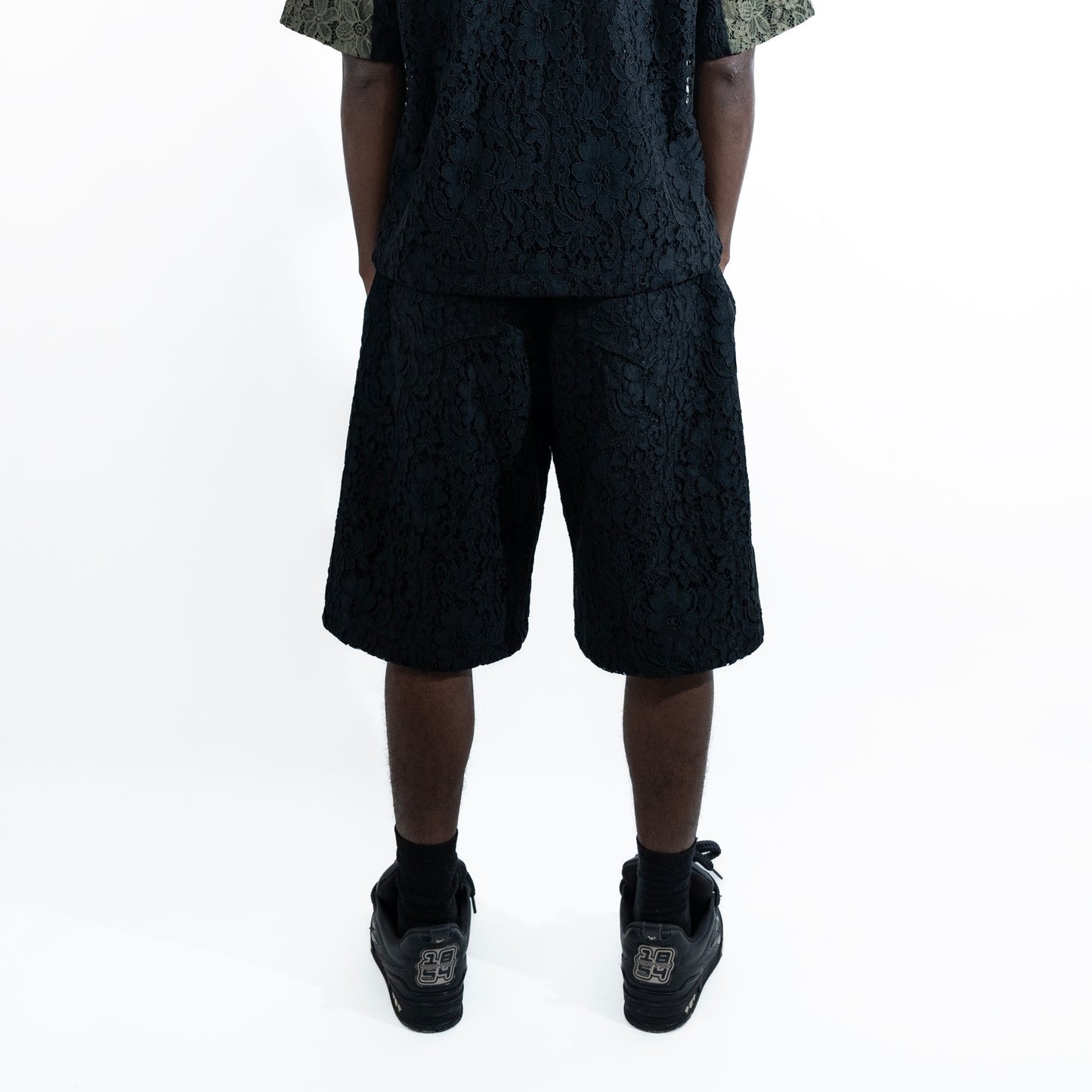 LD LACE SHORTS BLACK