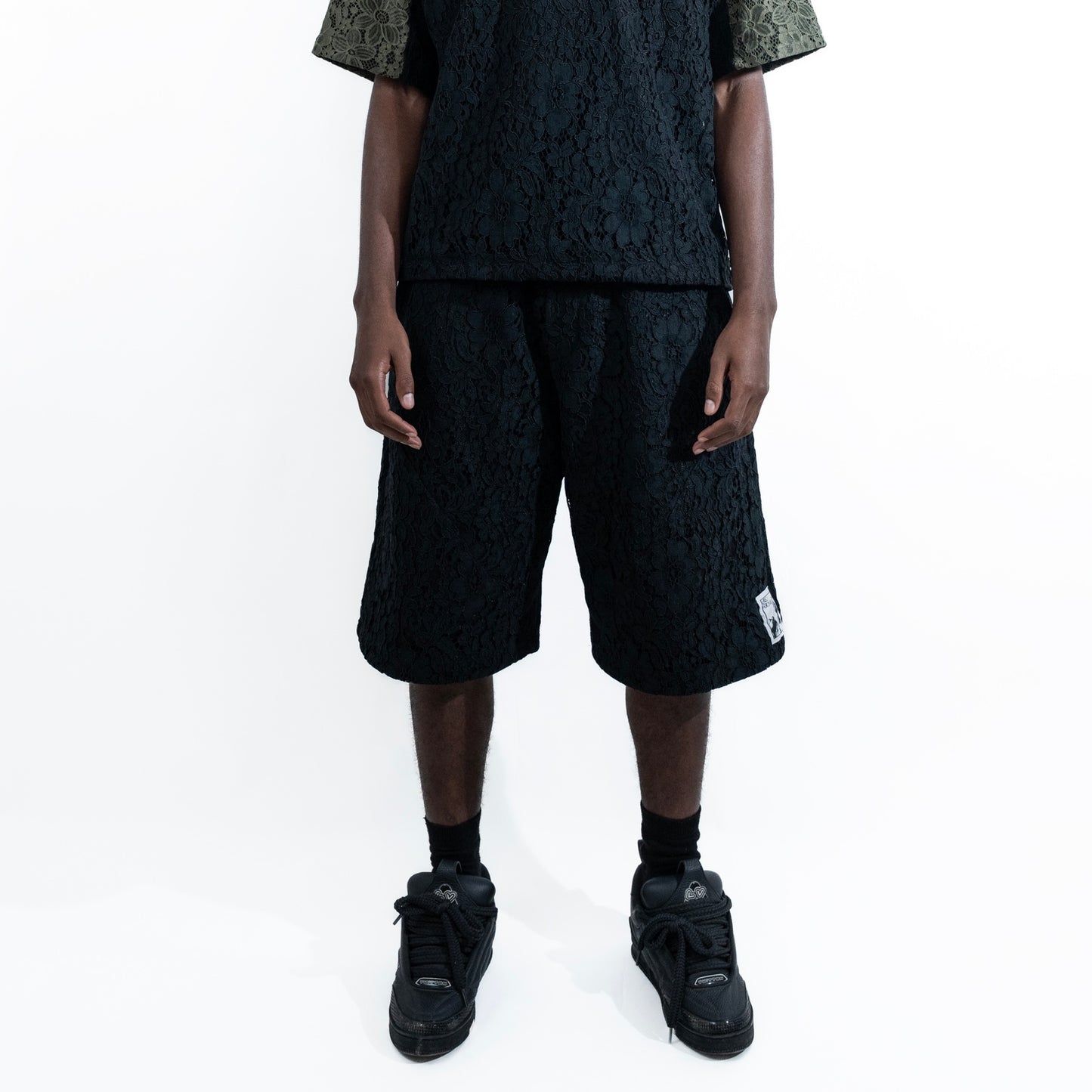 LD LACE SHORTS BLACK