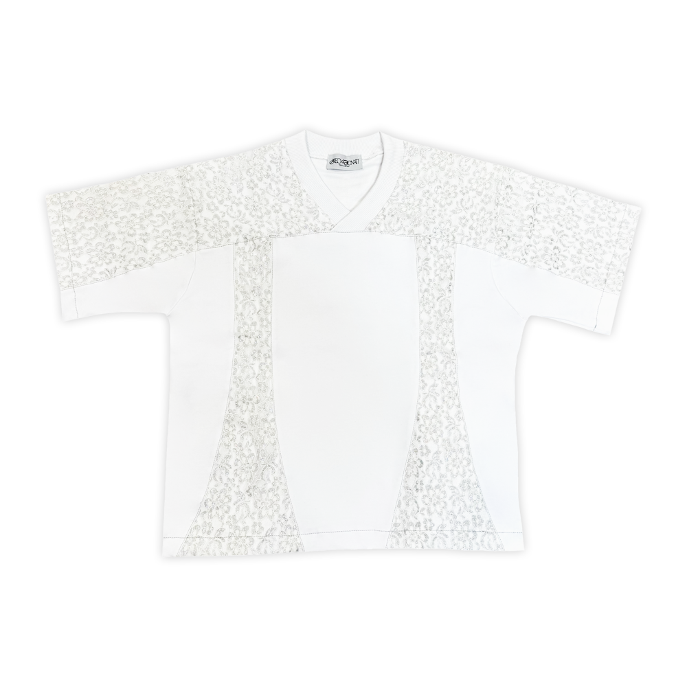 LD T-SHIRT Double Lace White