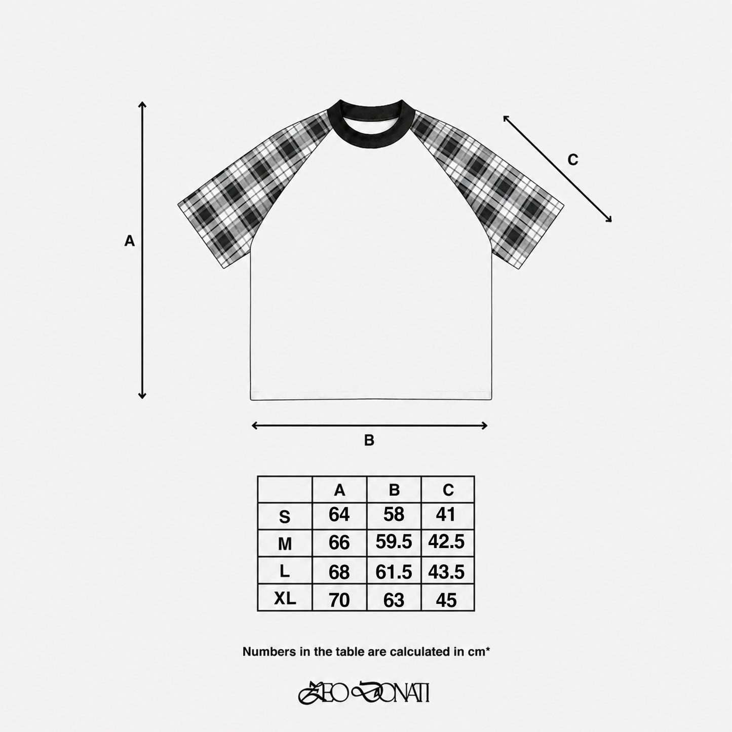 SHC Heritage Tee - Black - Guida taglie
