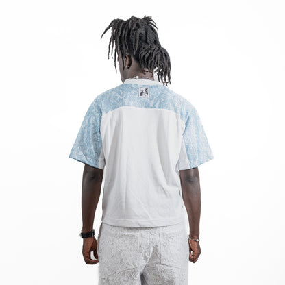 LD T-SHIRT LACE SKY BLUE