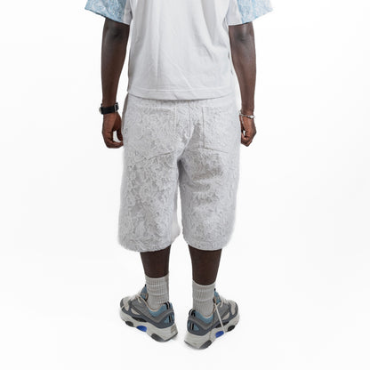 LD LACE SHORTS WHITE