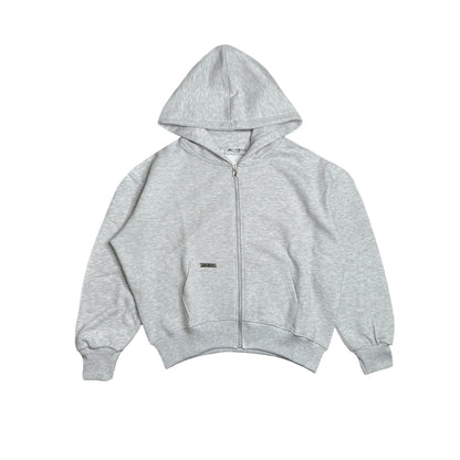 LD x HOODIE  ZIP GREY LD