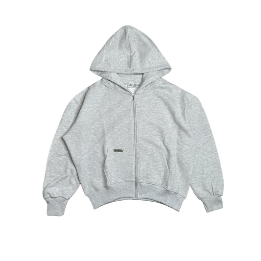 LD x HOODIE  ZIP GREY LD