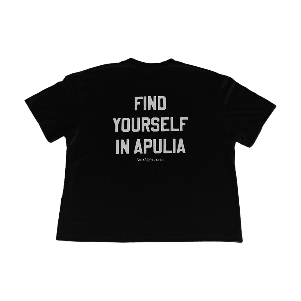 Find Yourself in Apulia T-shirt LD Black