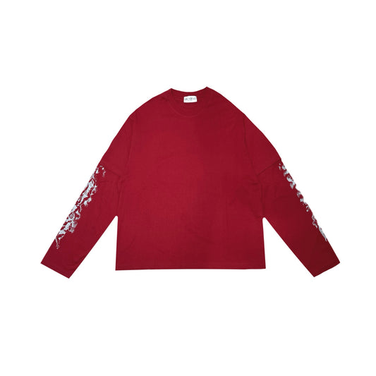 LD X  LONGSLEEVE BORDEAUX