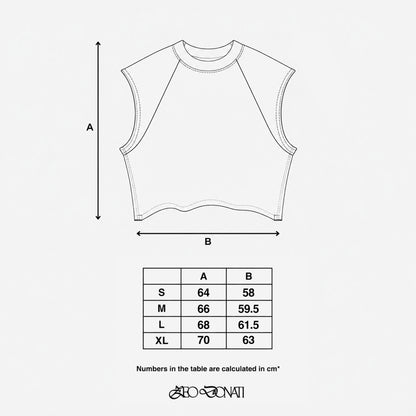 Sacred Raglan Tank - Black