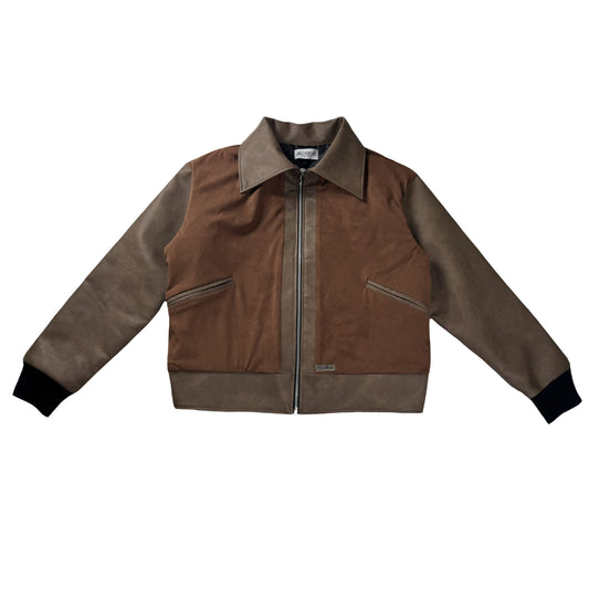 ITALIA82’ BROWN LEATHER JACKET