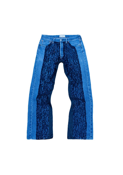 LD x HANDAMADE PANT BLUE LACE