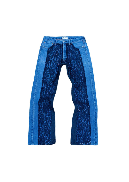 LD x HANDAMADE PANT BLUE LACE