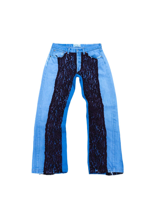 LD x HANDMADE PANT BORDEAUX LACE