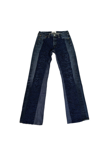 HANDMADE PANT BLUE LACE