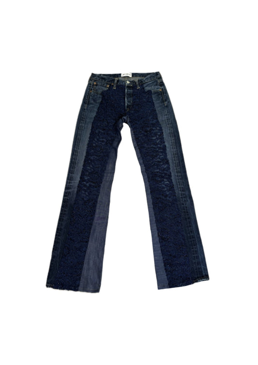HANDMADE PANT BLUE LACE