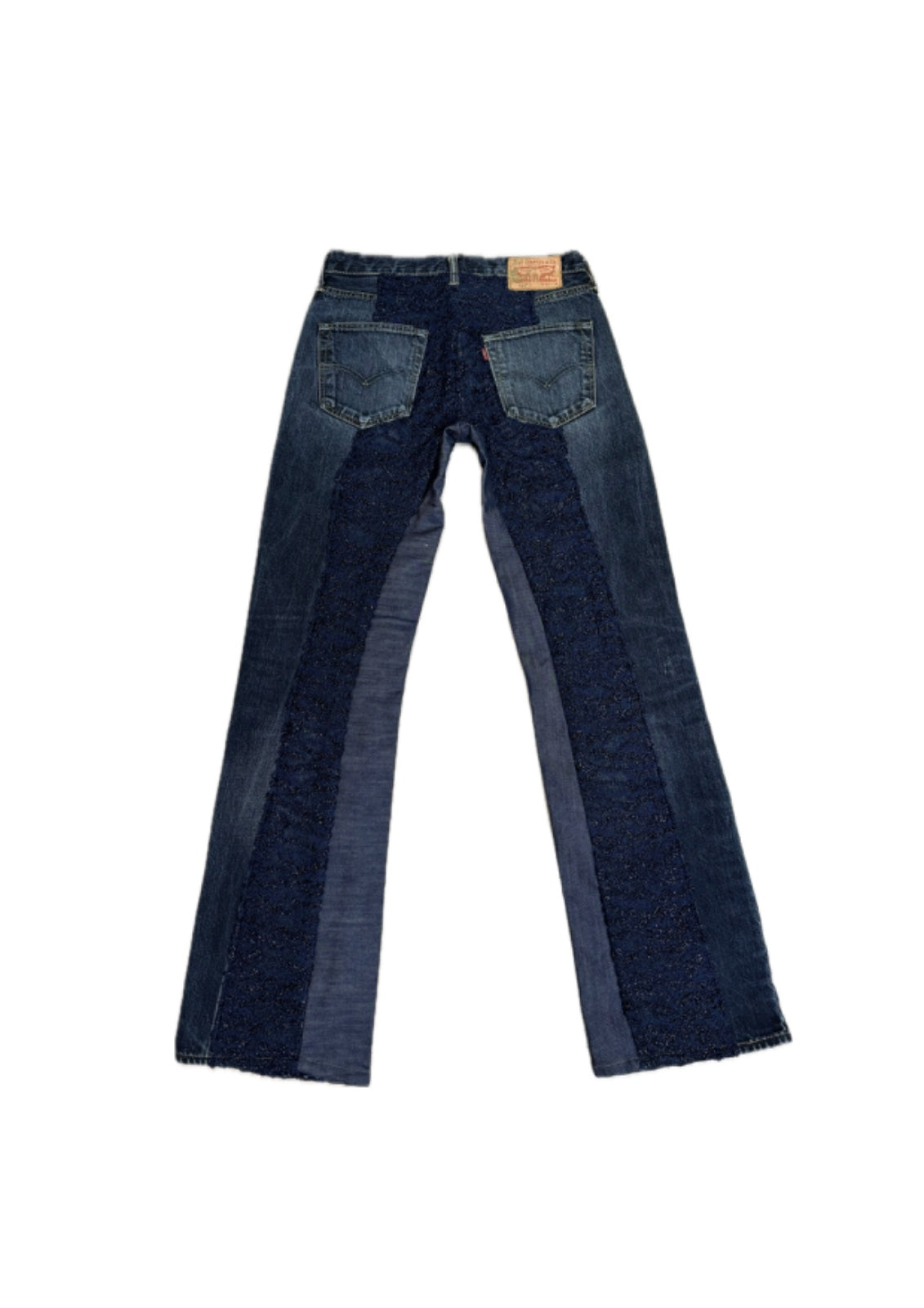 HANDMADE PANT BLUE LACE