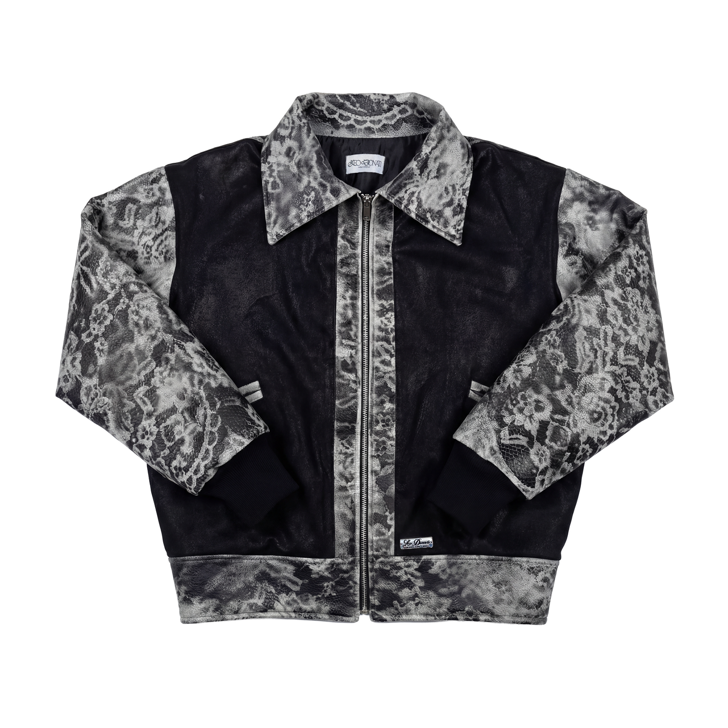 ITALIA82’ GRAY LEATHER JACKET V2