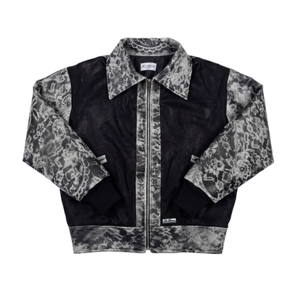 ITALIA82’ GRAY LEATHER JACKET V2