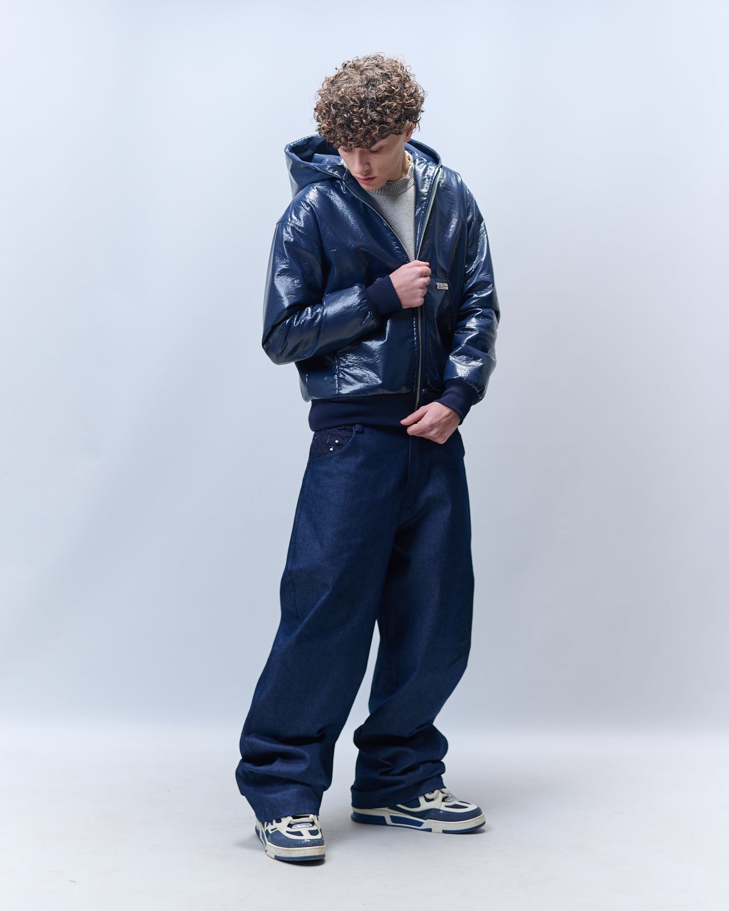 LD x STRASS DENIM BLU