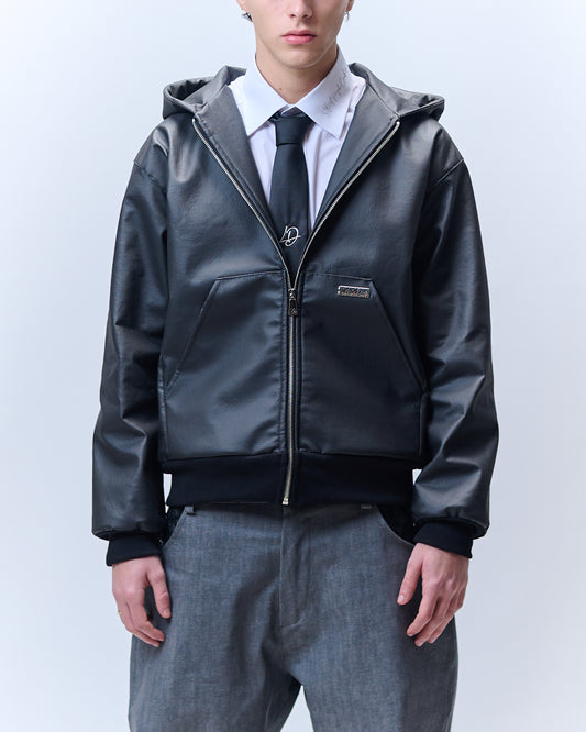 LD x BLACK LEATHER JACKET