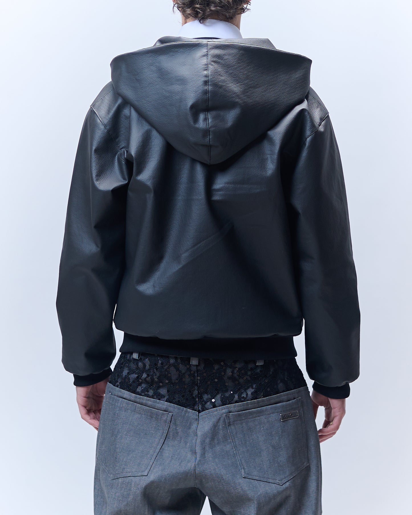 LD x BLACK LEATHER JACKET