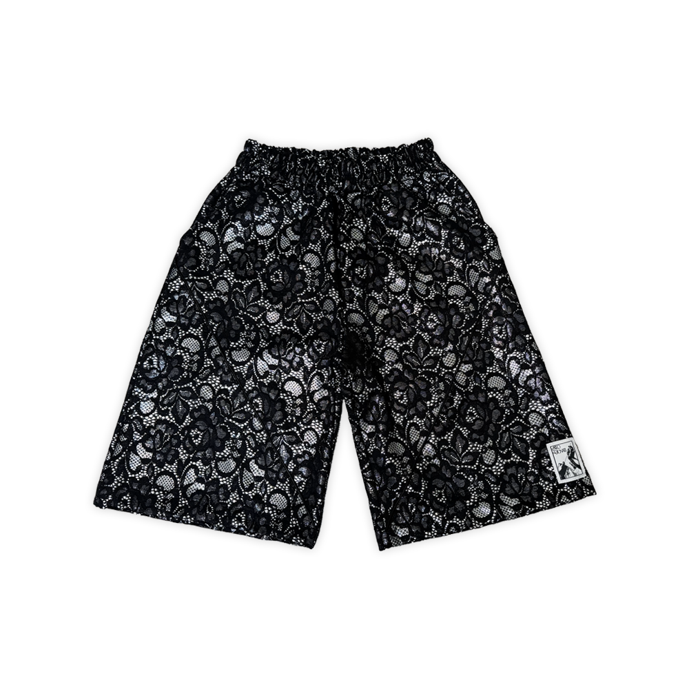 LD LACE SHORTS SILVER