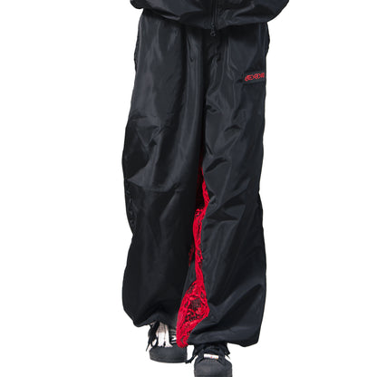 TRACKSUIT BLACK & RED  |  PANTS