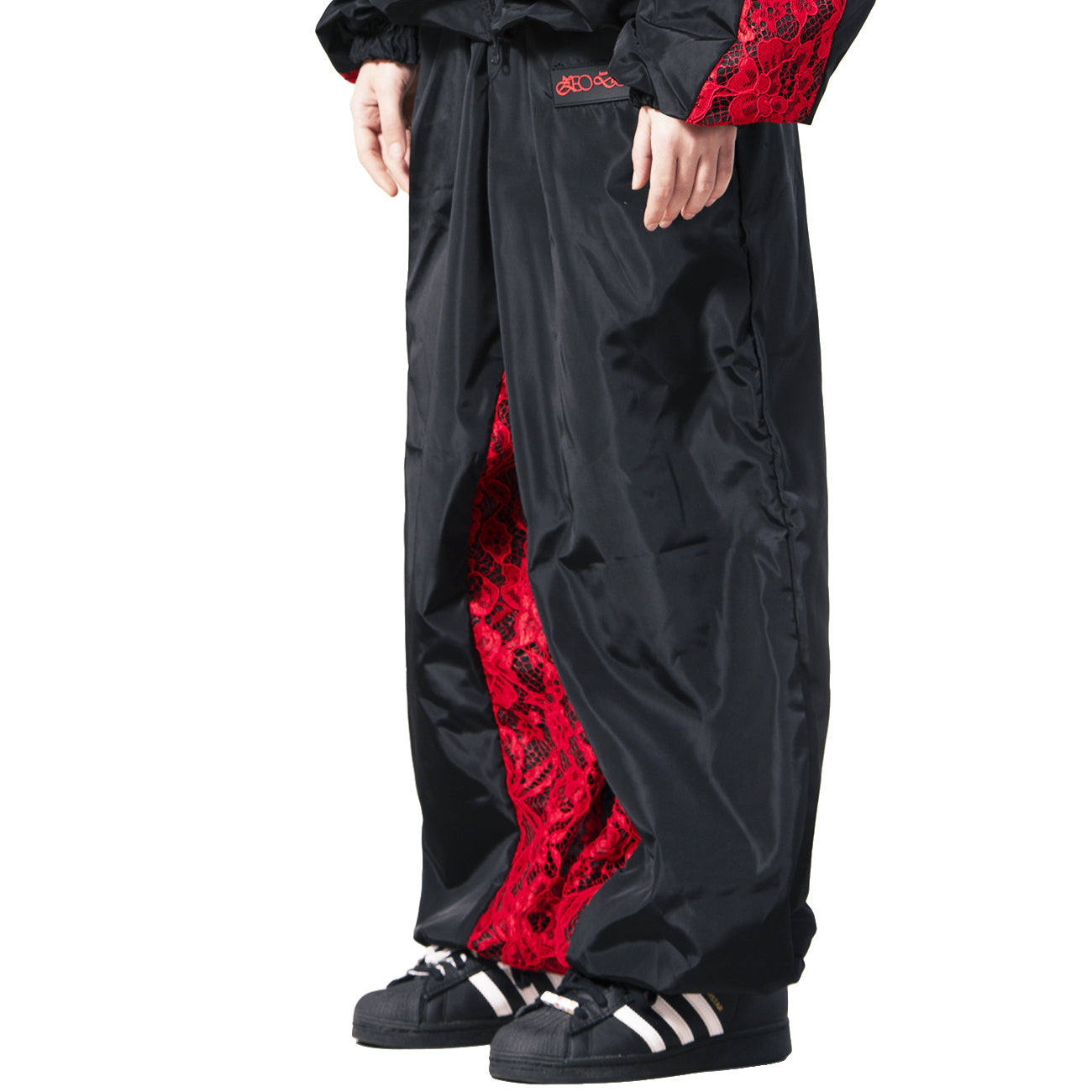 TRACKSUIT BLACK & RED  |  PANTS