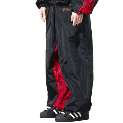 TRACKSUIT BLACK & RED  |  PANTS