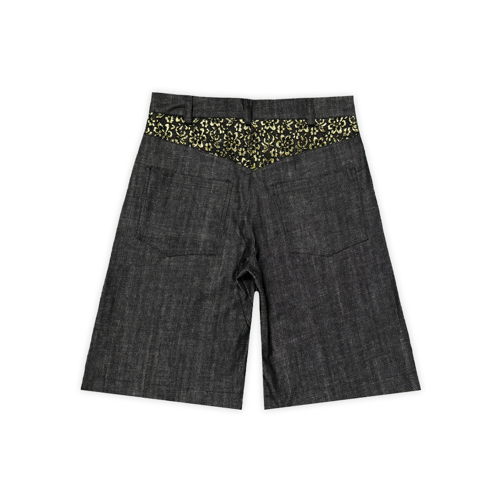 LD DENIM SHORTS  GOLD