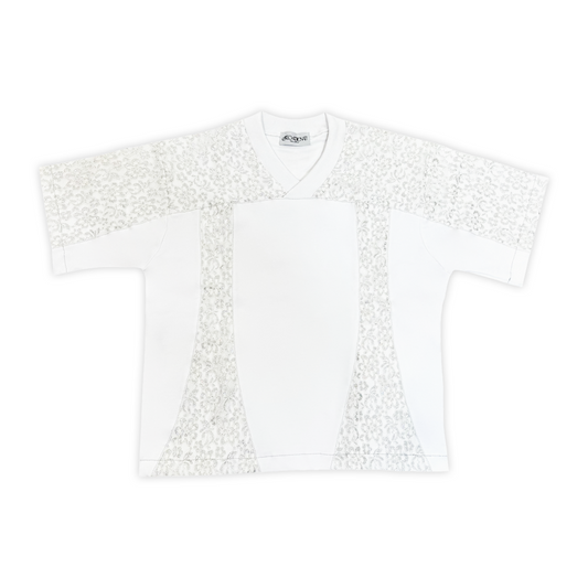 LD T-SHIRT Double Lace White