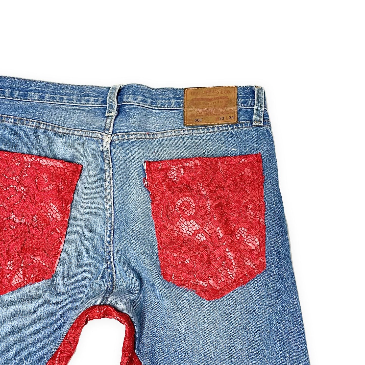 TAKE OFF LIPSTICK | DENIM + RED