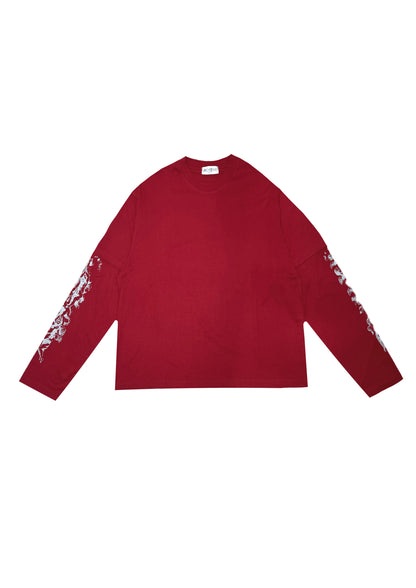 LD X  LONGSLEEVE BORDEAUX