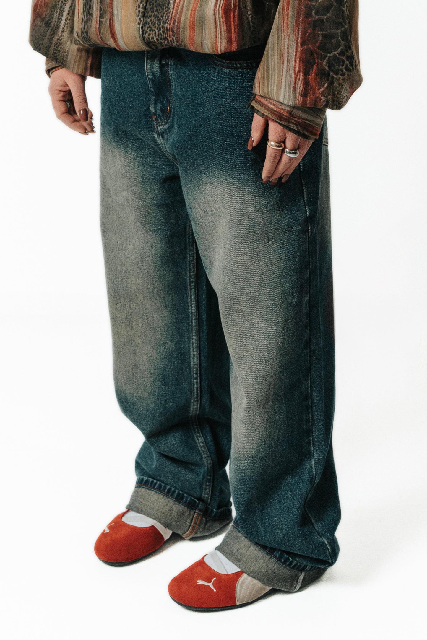 BLUE/YELLOW CERTIFIED SWAGGER DENIM