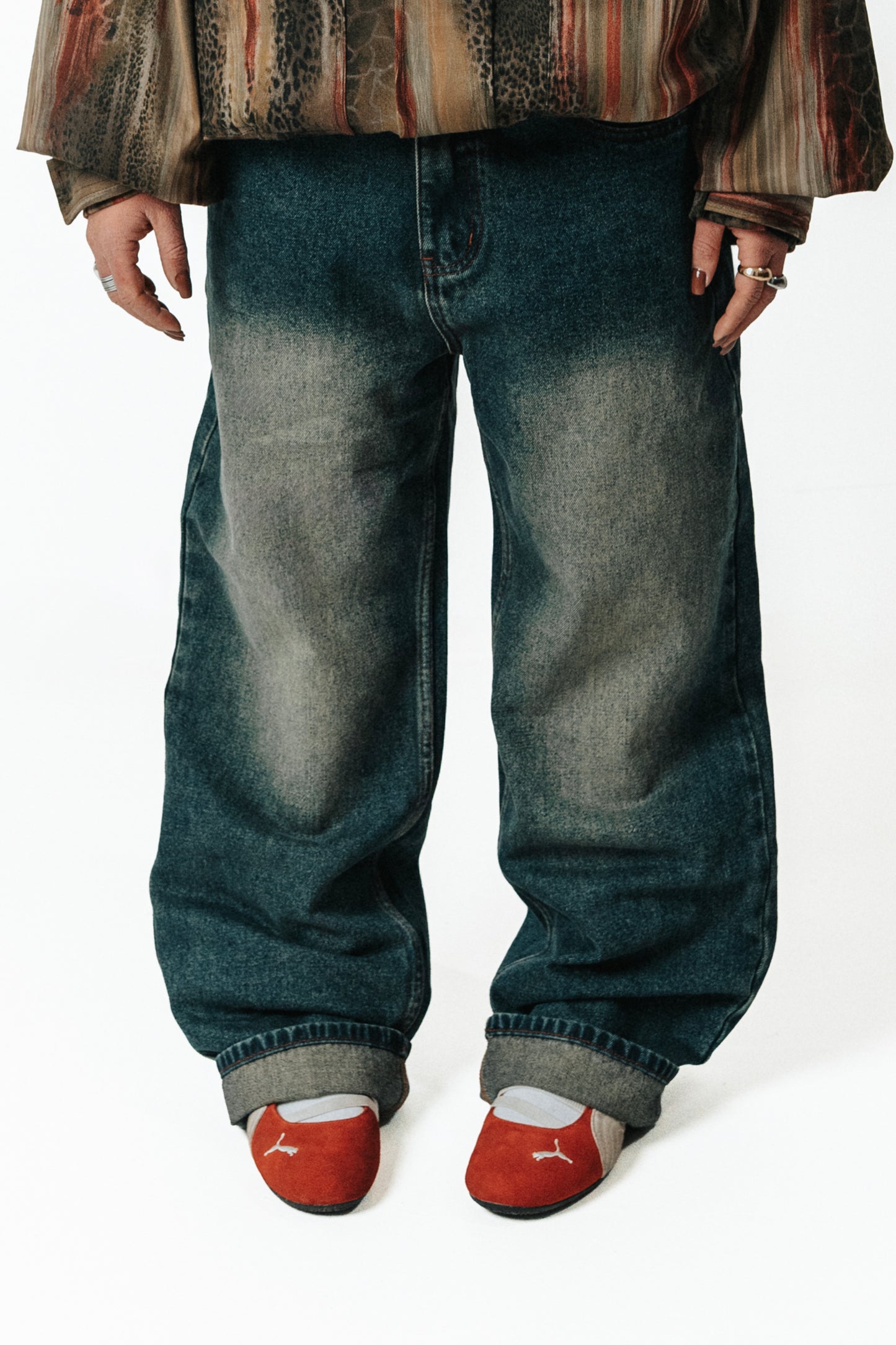 BLUE/YELLOW CERTIFIED SWAGGER DENIM