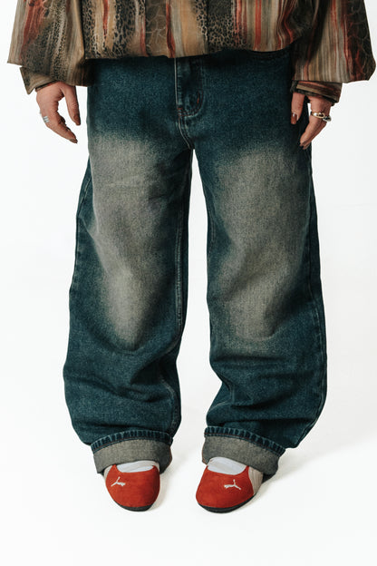 BLUE/YELLOW CERTIFIED SWAGGER DENIM