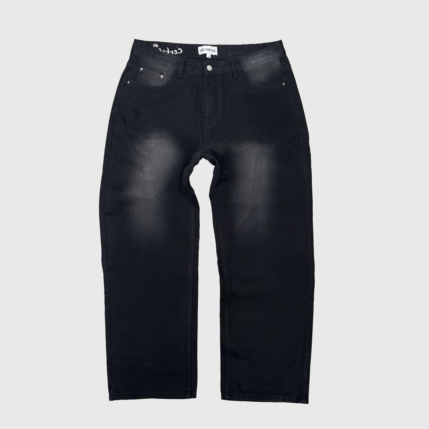 BLACK/WHITE CERTIFIED SWAGGER DENIM