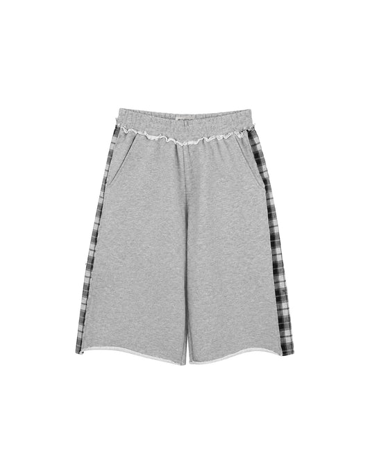 SHC Gray Plaid Shorts