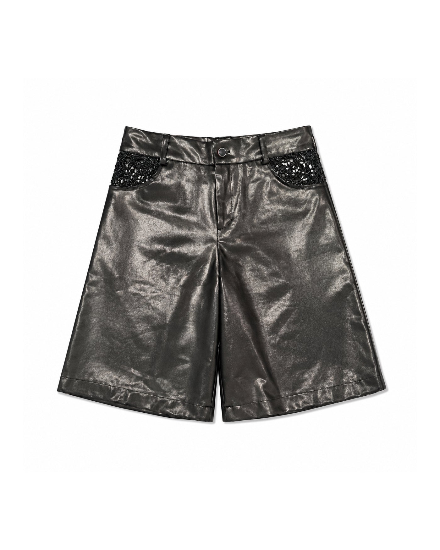 Silver Lace Denim