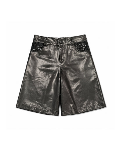Silver Lace Denim