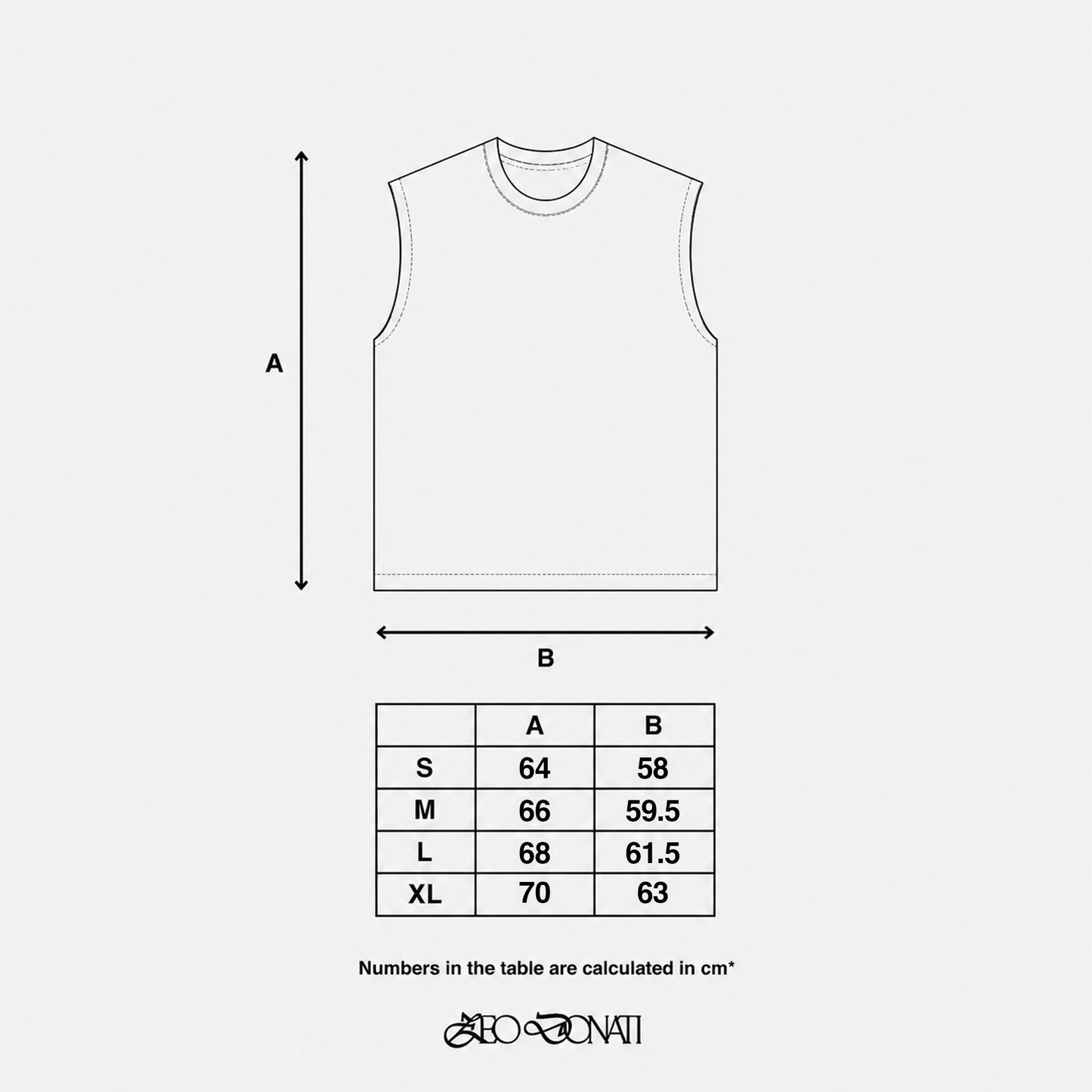 SHC Black Tank - Guida taglie