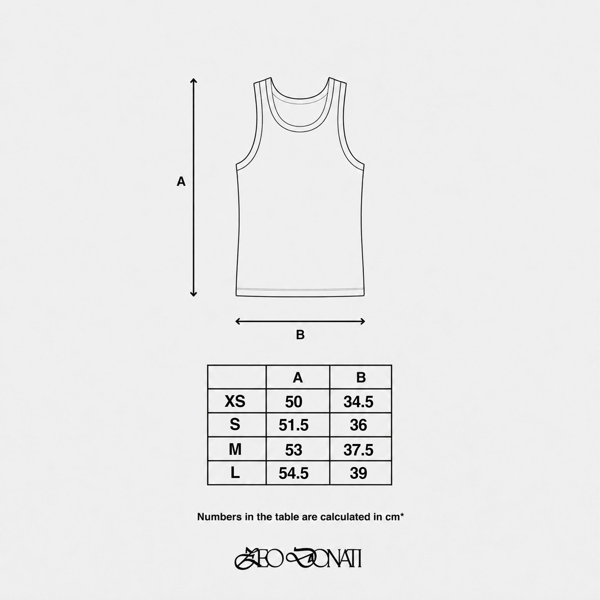 Lace Corset Tank - Nero / Bianco - Guida taglie