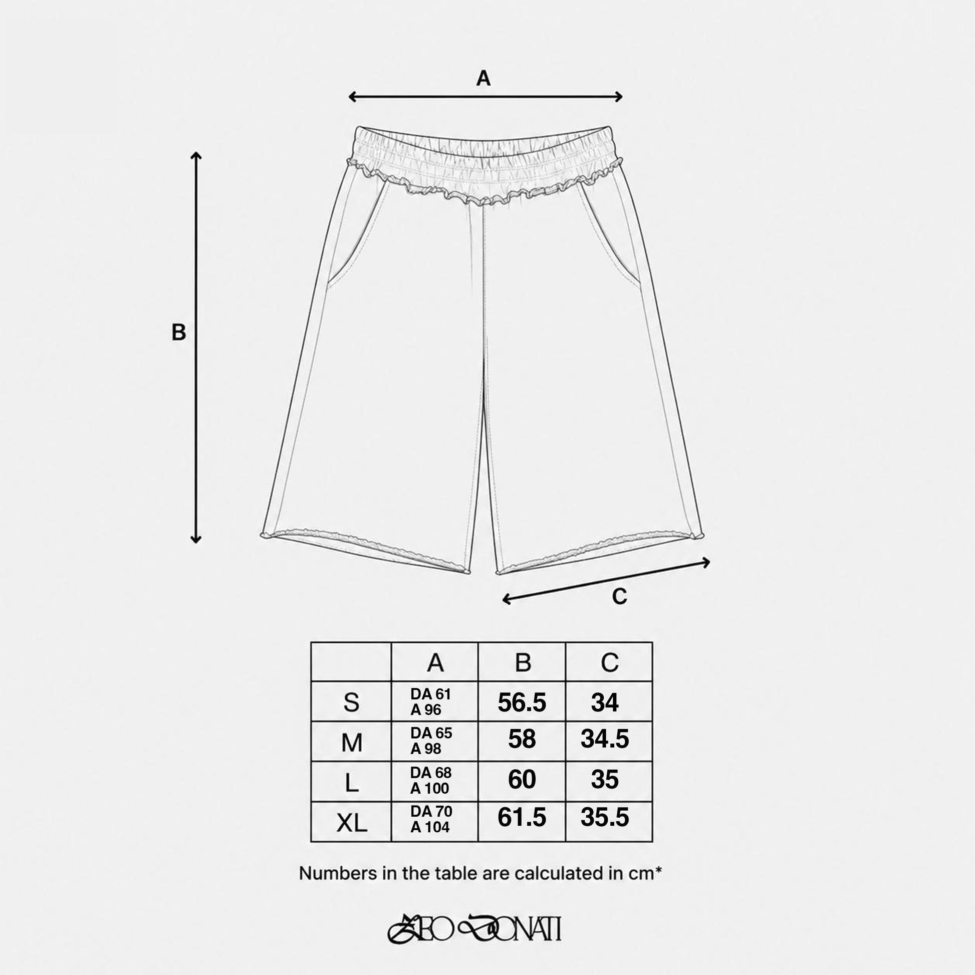 SHC Black Plaid Shorts - Guida taglie